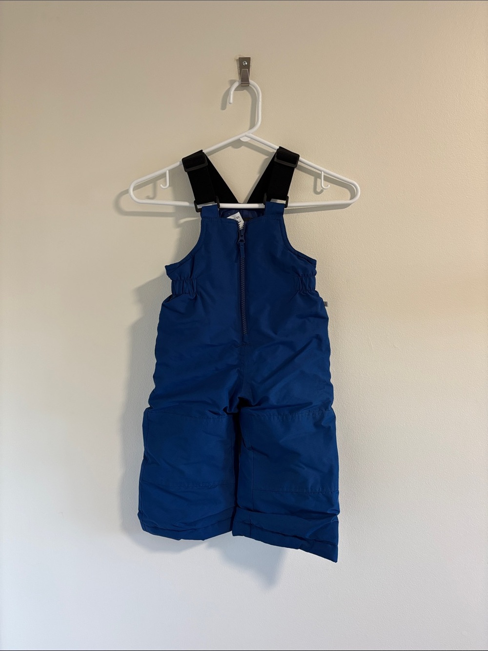 Gustin Kids Blue Snow Overalls with Black Straps Size 24 m